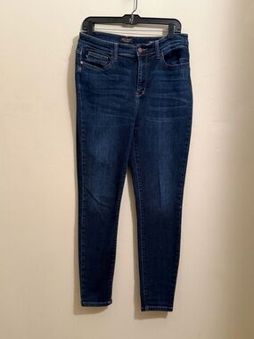 Judy Blue Skinny Jeans Dark Wash Stretch Denim Size 13/31 Mid Rise